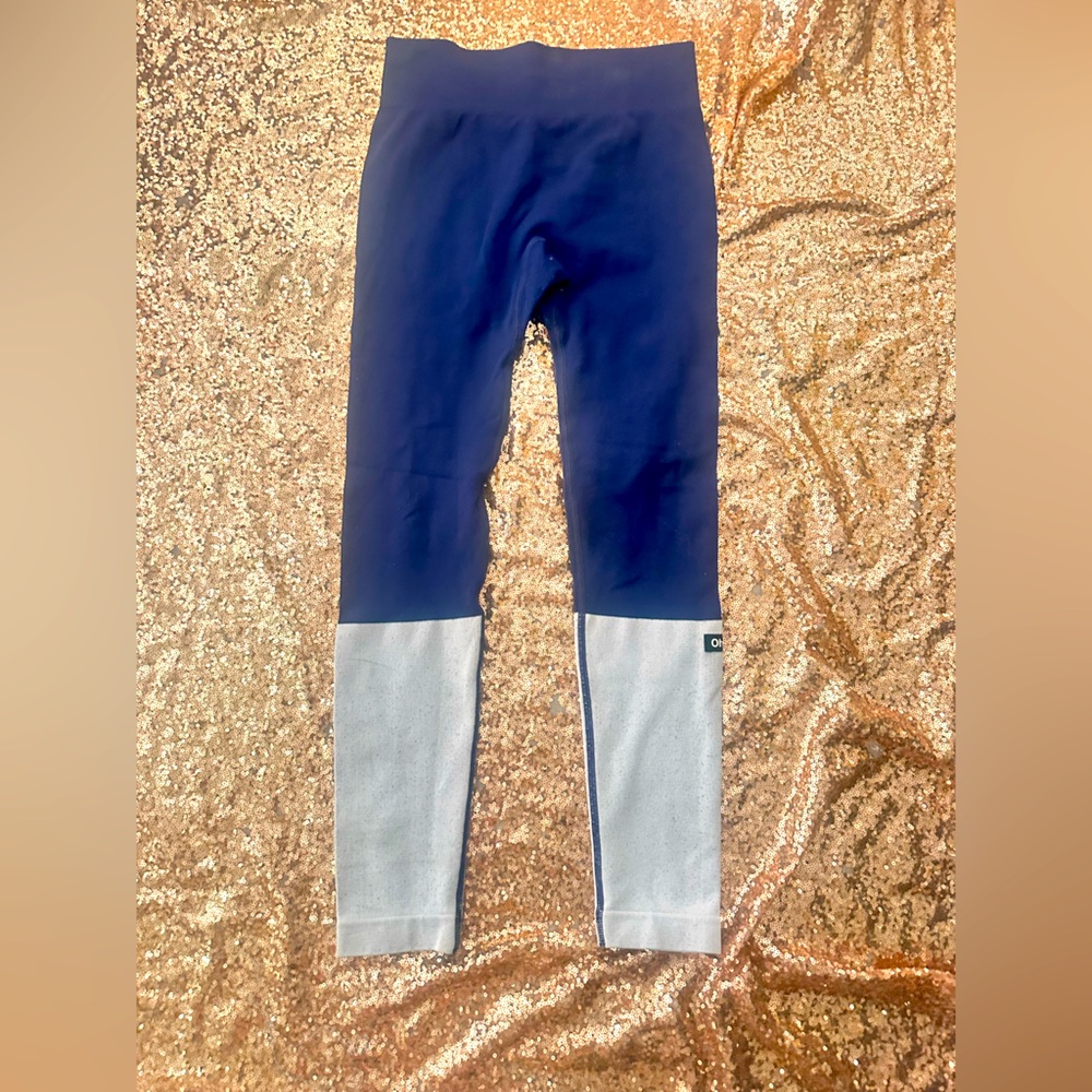 Girls nwot 12y blue and grey leggings